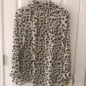 Cheetah silky blouse